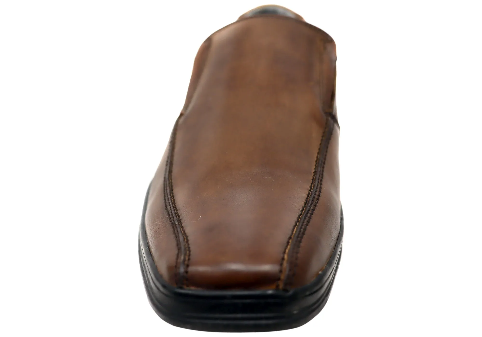 Julius Marlow Premium Mens Leather Slip On Dress Shoes