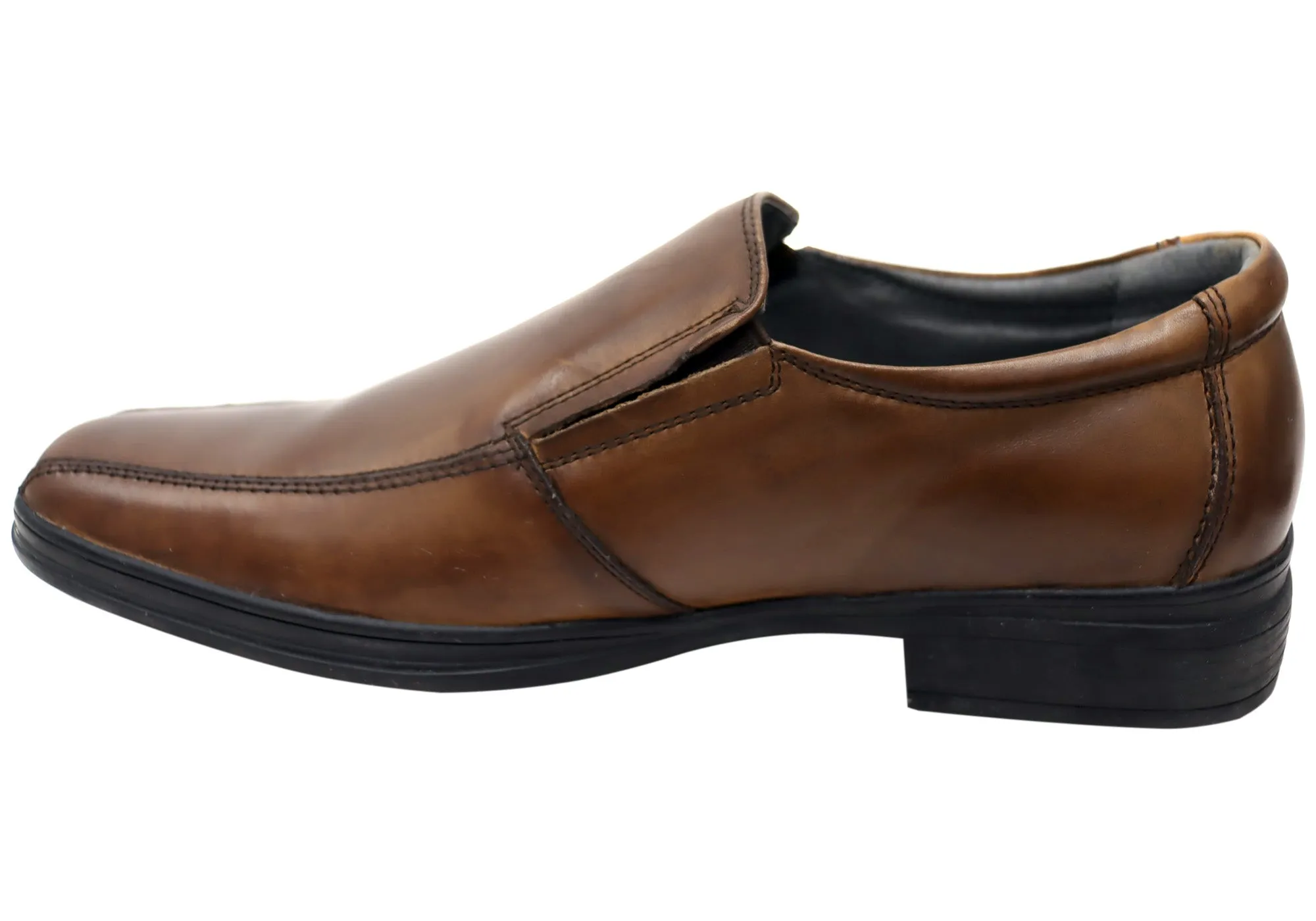 Julius Marlow Premium Mens Leather Slip On Dress Shoes