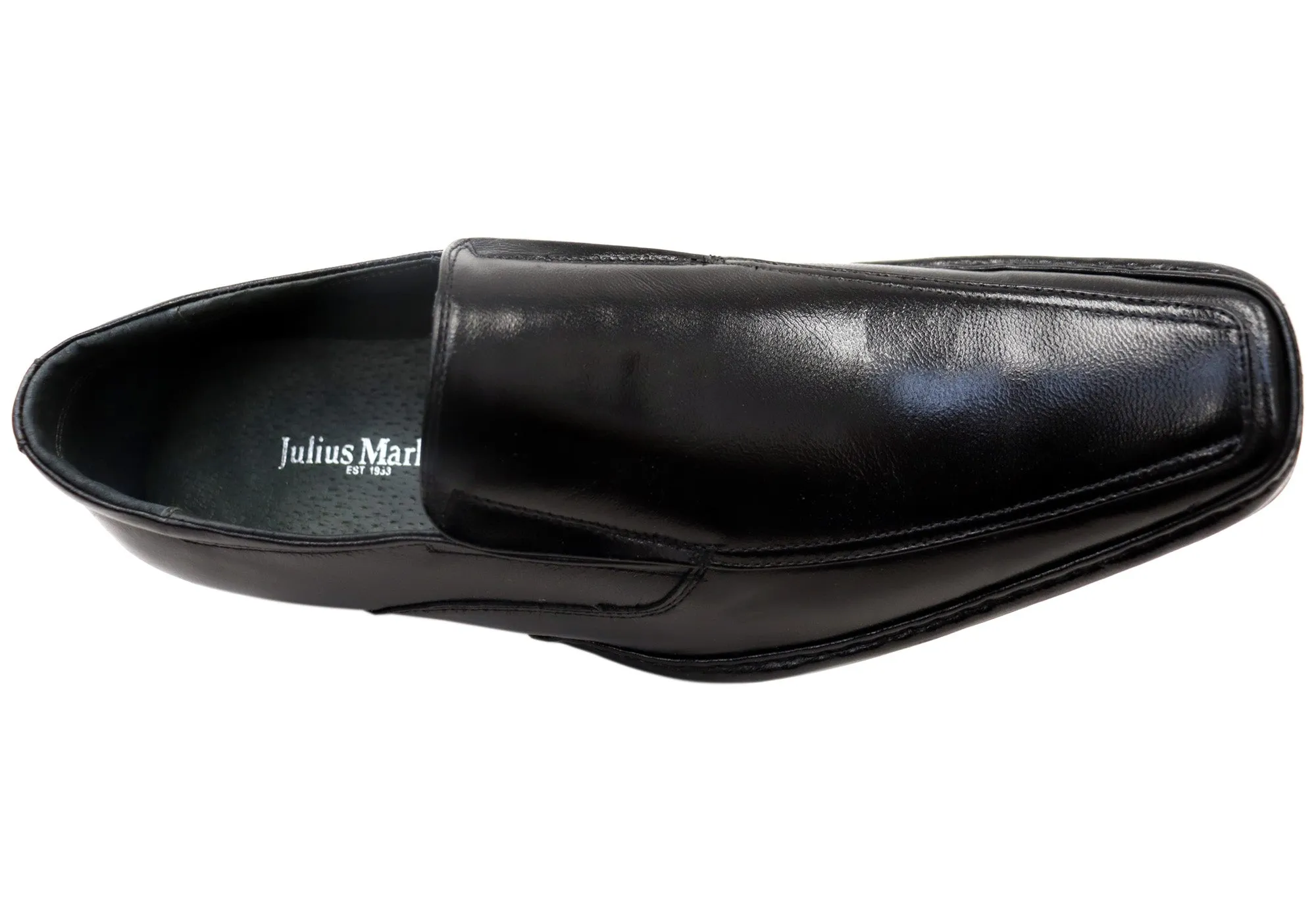 Julius Marlow Zed Mens Leather Slip On Dress Shoes