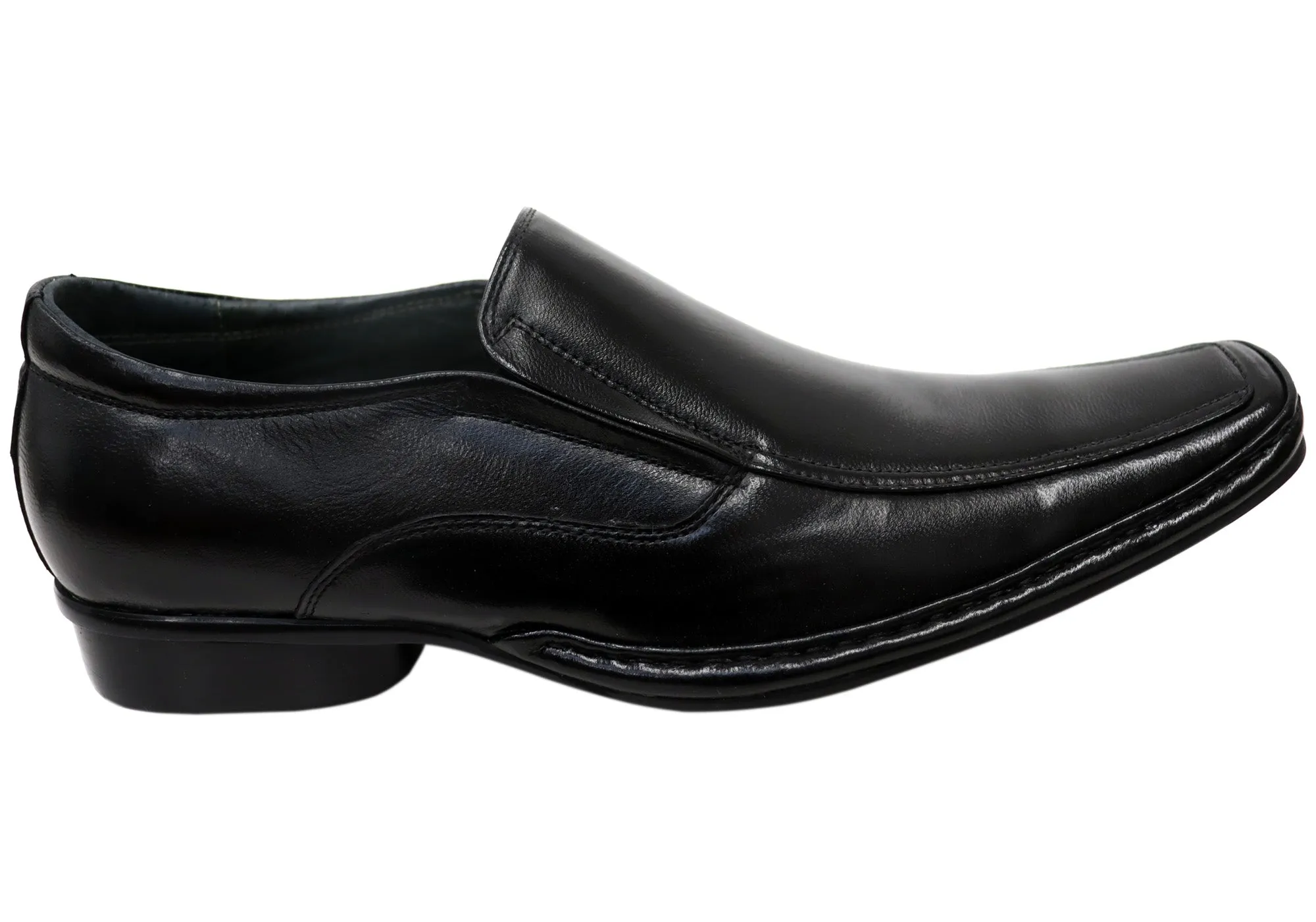 Julius Marlow Zed Mens Leather Slip On Dress Shoes