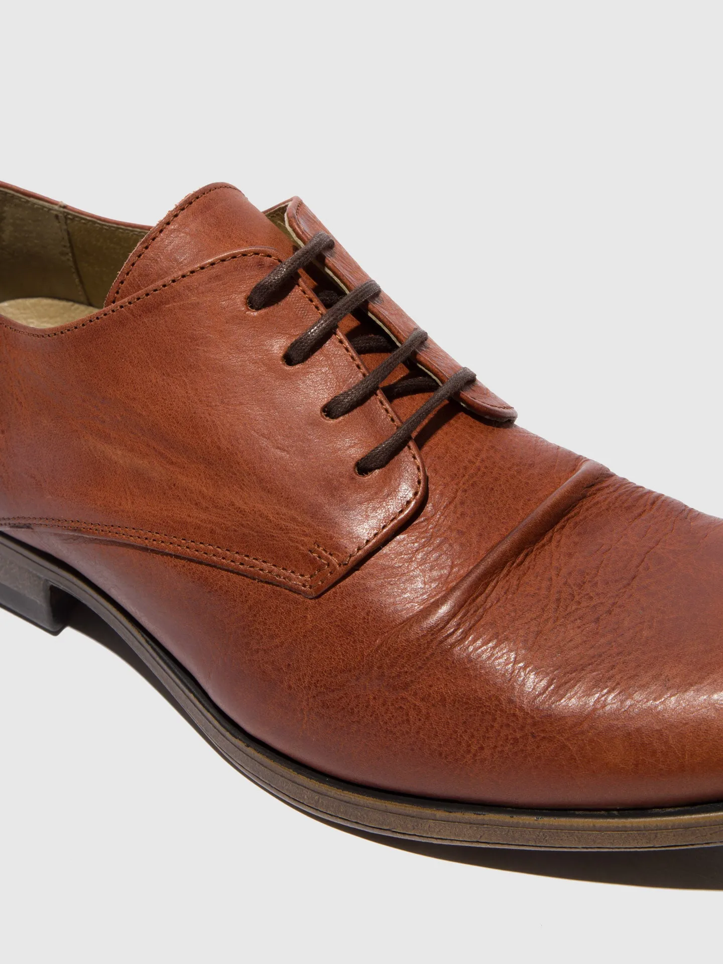 Lace-up Shoes MASK576FLY COGNAC